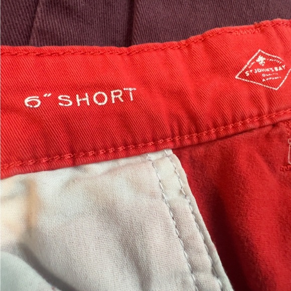 Red Women's Shorts - Picture 5 of 5